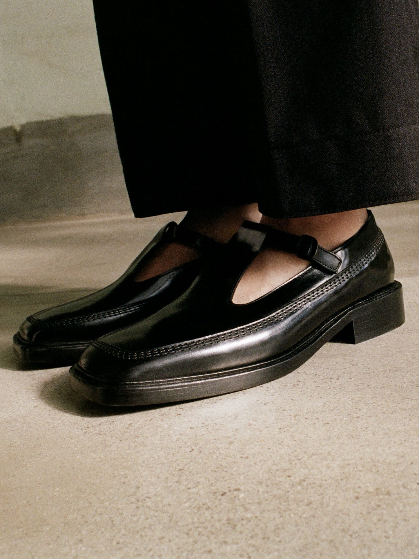 Hereu LLUISA POLISHED - T-bar Loafer