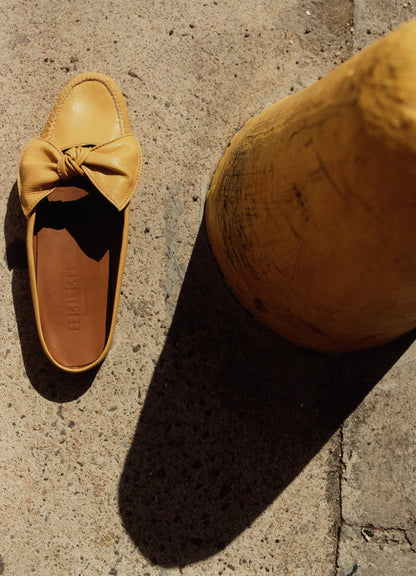 Hereu CORBATI MULE - Bow-Detail Slip-On Mule