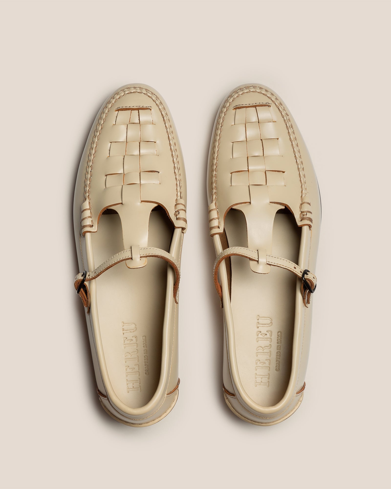 Hereu MAQUEDA - Interwoven T-Bar Loafer