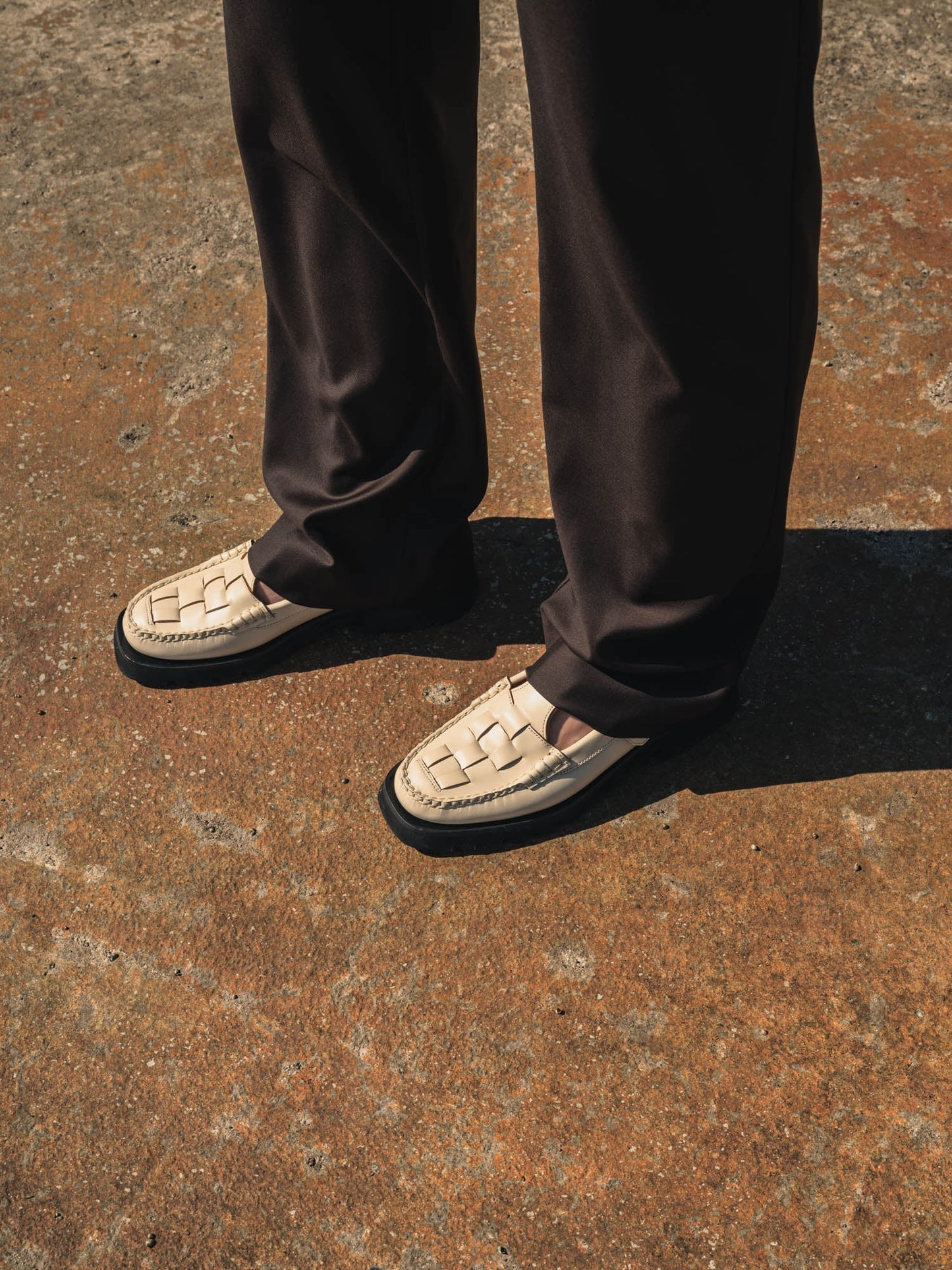Hereu SOLLER SPORT - Tread Sole T-Bar Loafer