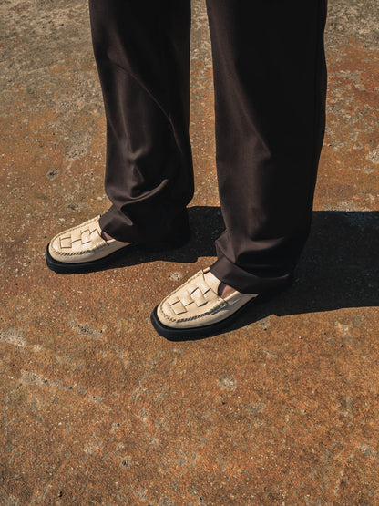 Hereu SOLLER SPORT - Tread Sole T-Bar Loafer