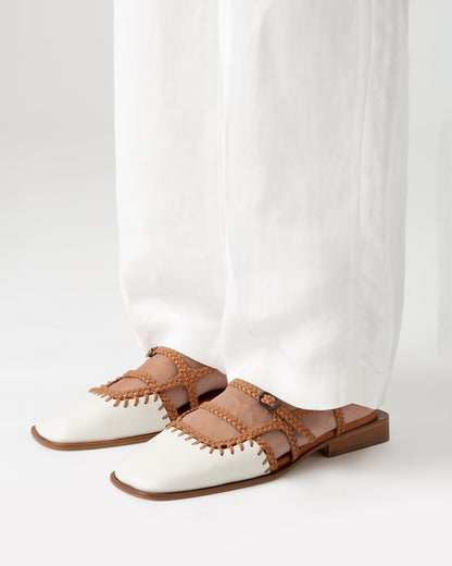 Hereu ADRATA - Woven Square-Toe Sandal
