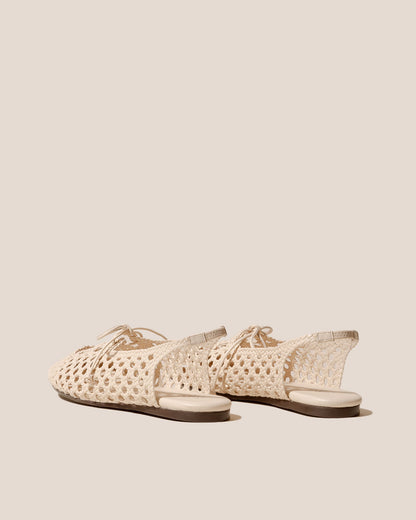 Hereu SARDANA - Lace-up Woven Slingback Sandal
