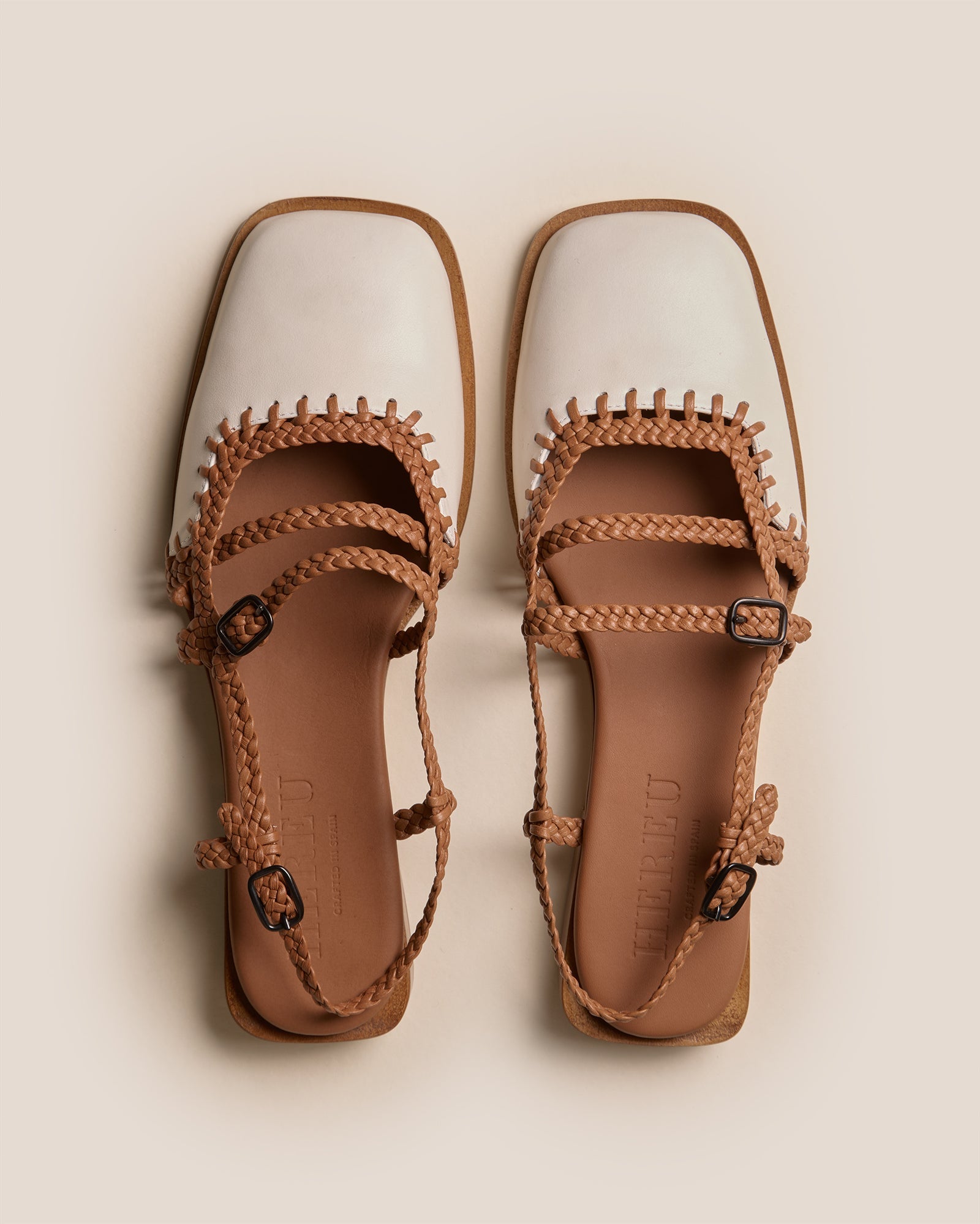 Hereu ADRATA - Woven Square-Toe Sandal