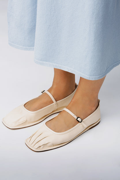 Hereu DANSA - Pleated-Toe Mary Jane Pump
