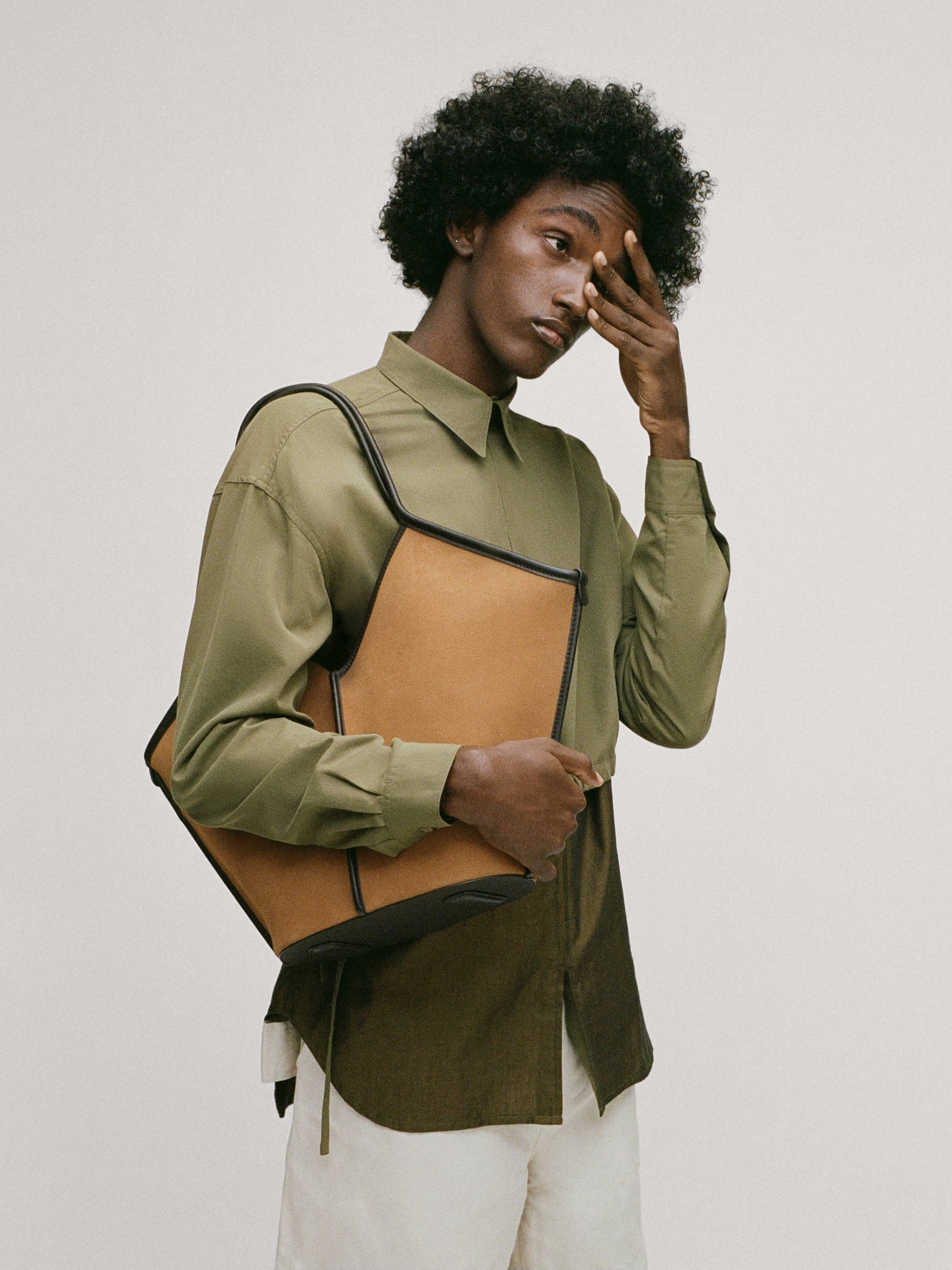 Hereu CALELLA SUEDE - Calf Suede Tote Bag