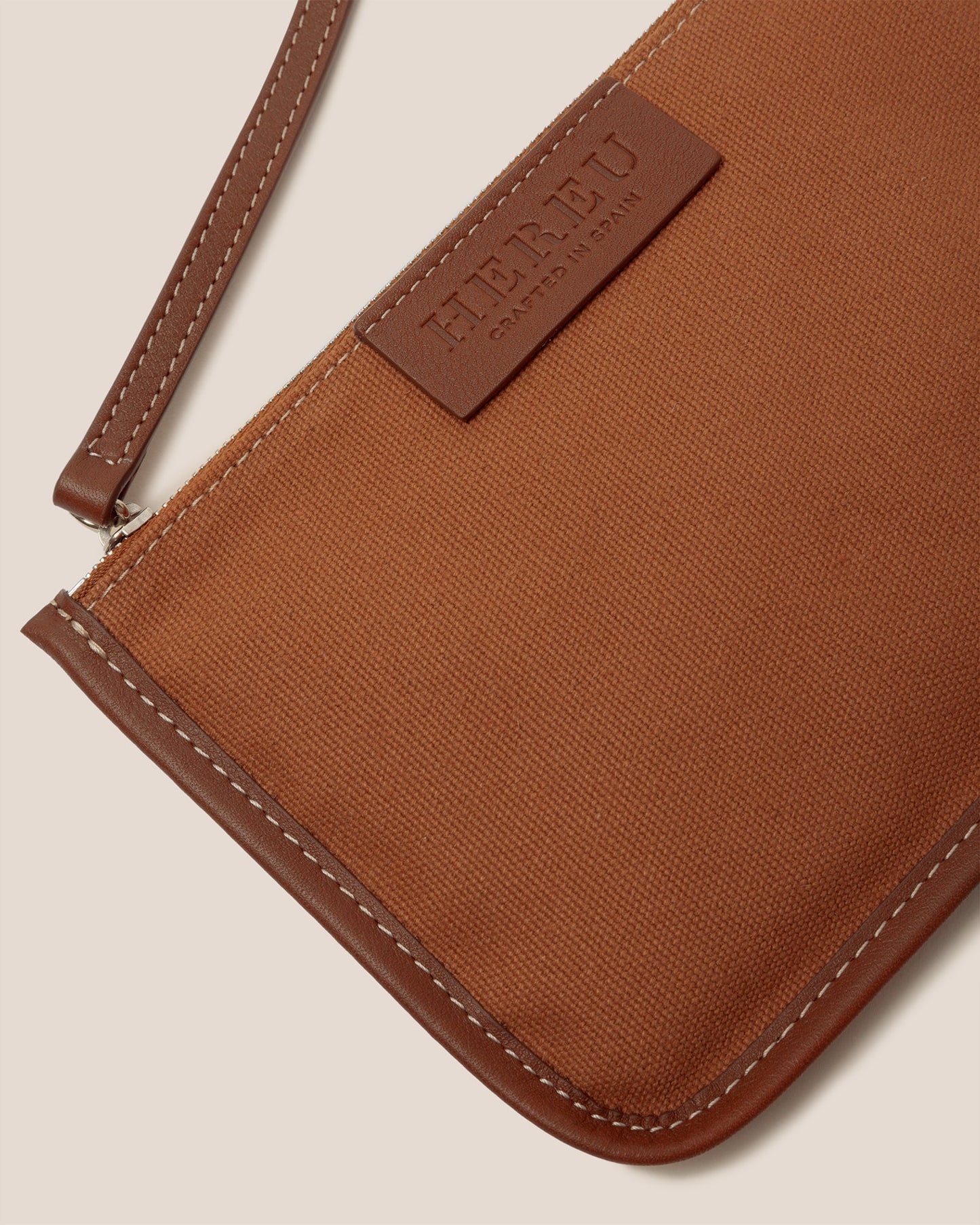 Hereu CALELLA - Leather-trimmed Organic Cotton Tote Bag