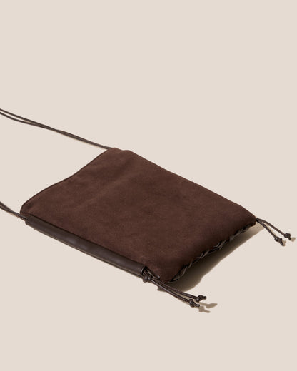Hereu TRENA SUEDE - Flat Square Crossbody Bag
