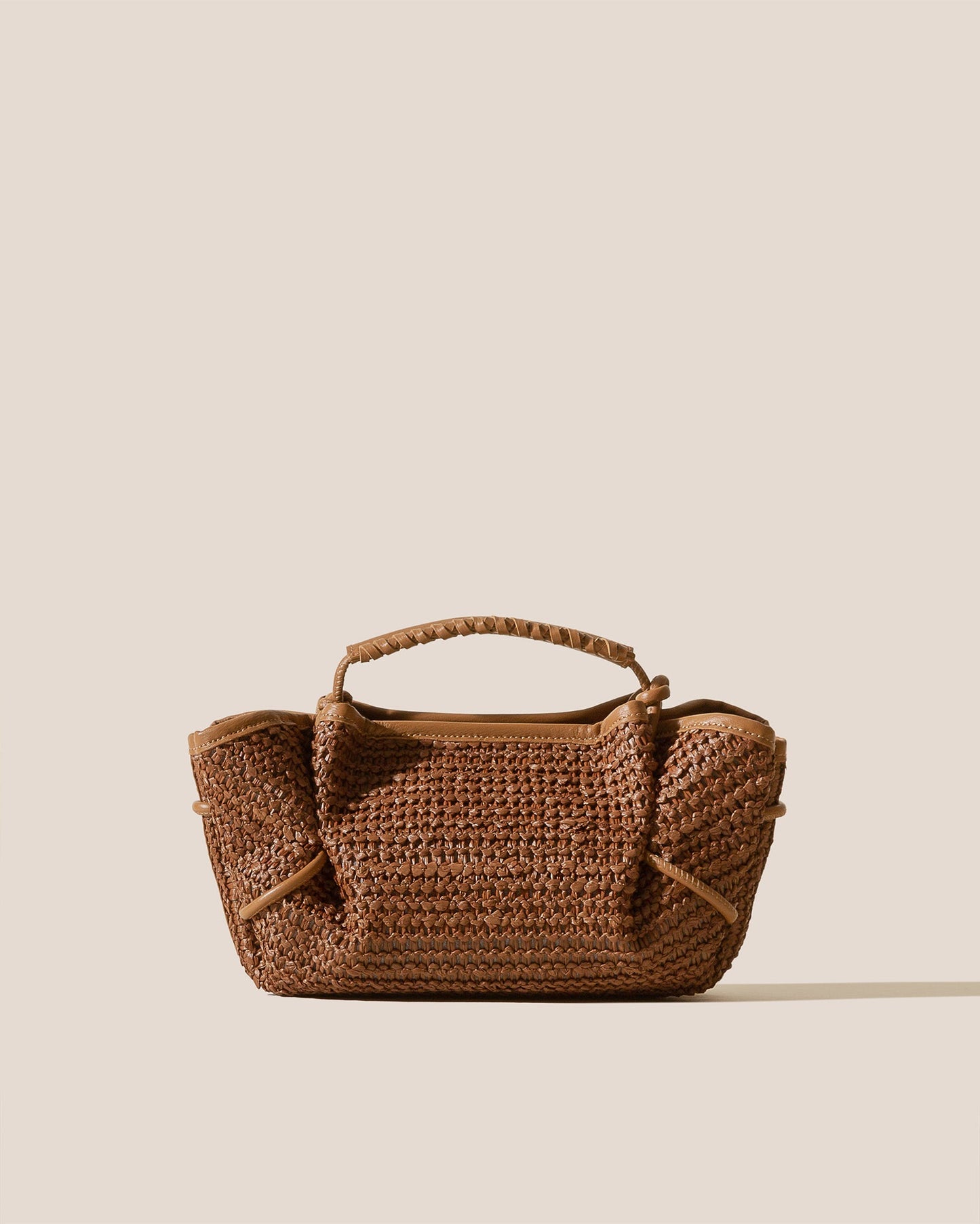 Hereu ARTA MINI RAFFIA - Pleated Crossbody Bag