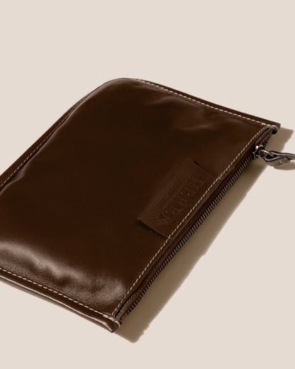 Hereu CALELLA CROSSBODY - Leather-trimmed Crossbody Sac