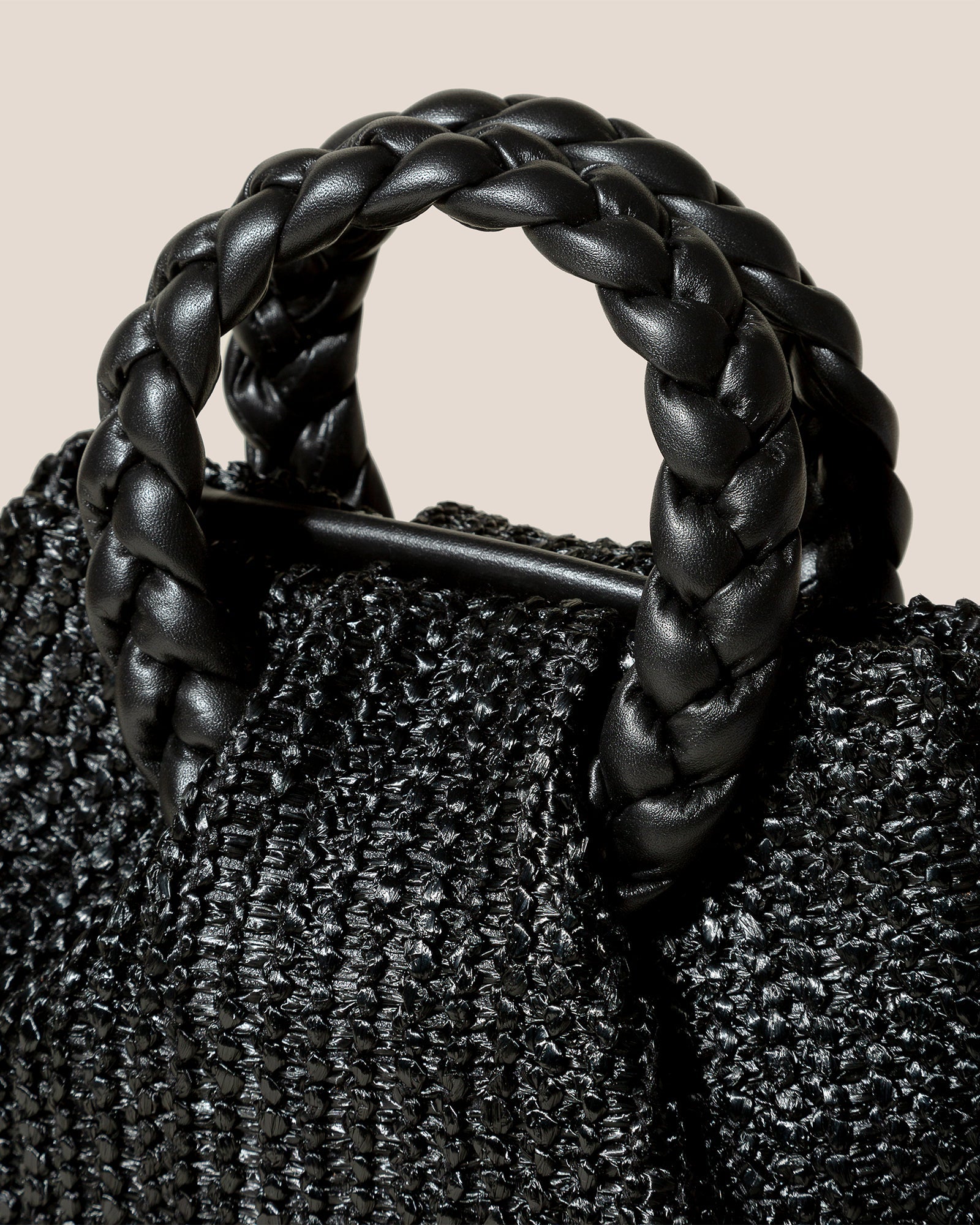 Hereu BOMBON M RAFFIA - Medium Plaited-handle Raffia Handbag