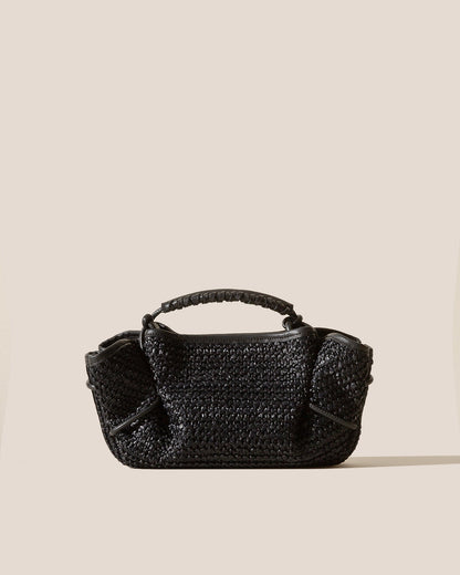 Hereu ARTA MINI RAFFIA - Pleated Crossbody Bag