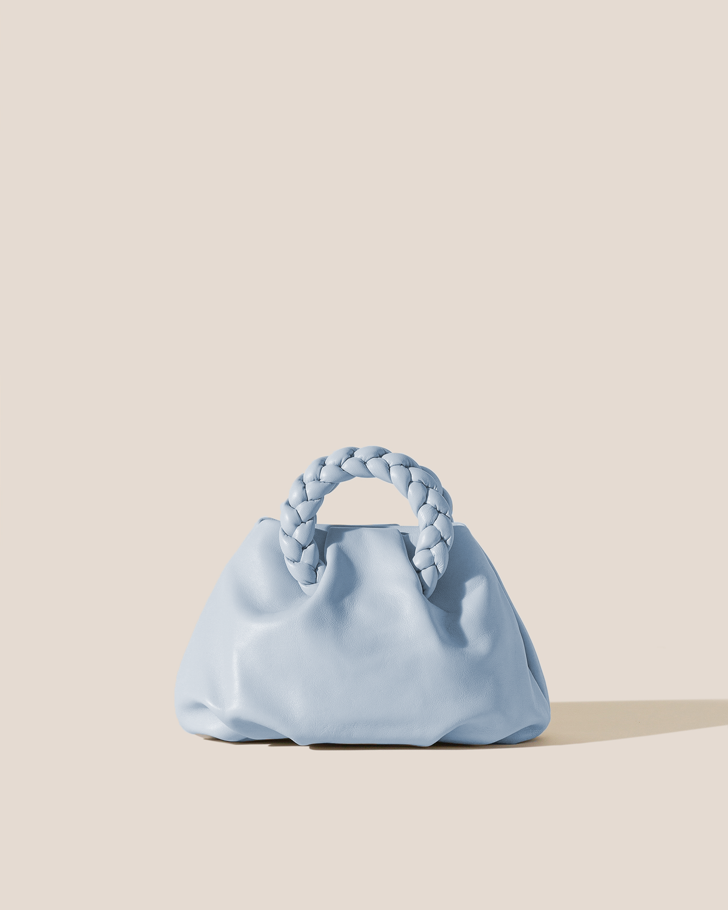 Hereu BOMBON - Plaited-handle Leather Handbag