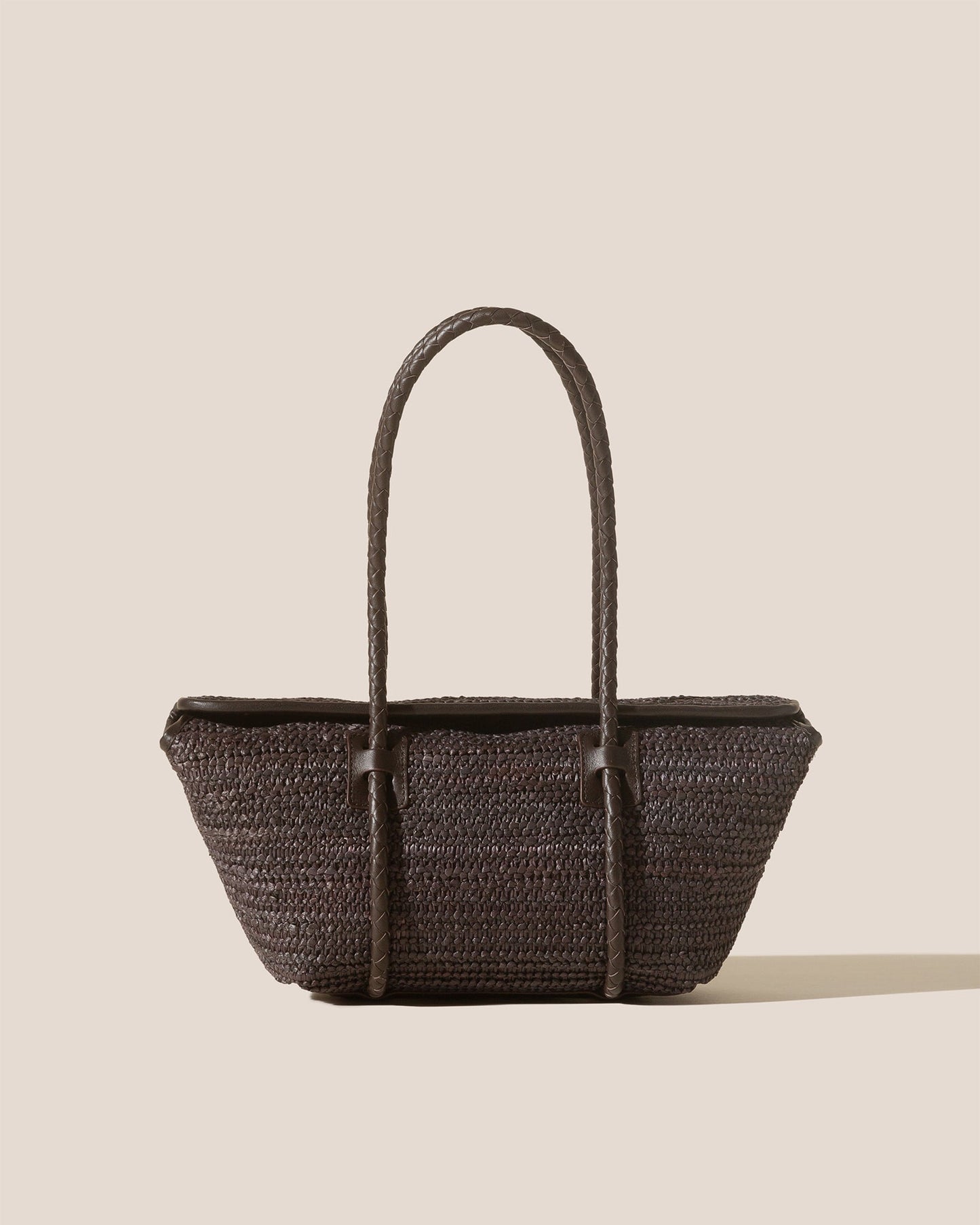 Hereu FORNA RAFFIA - Leather Framed Shoulder Bag