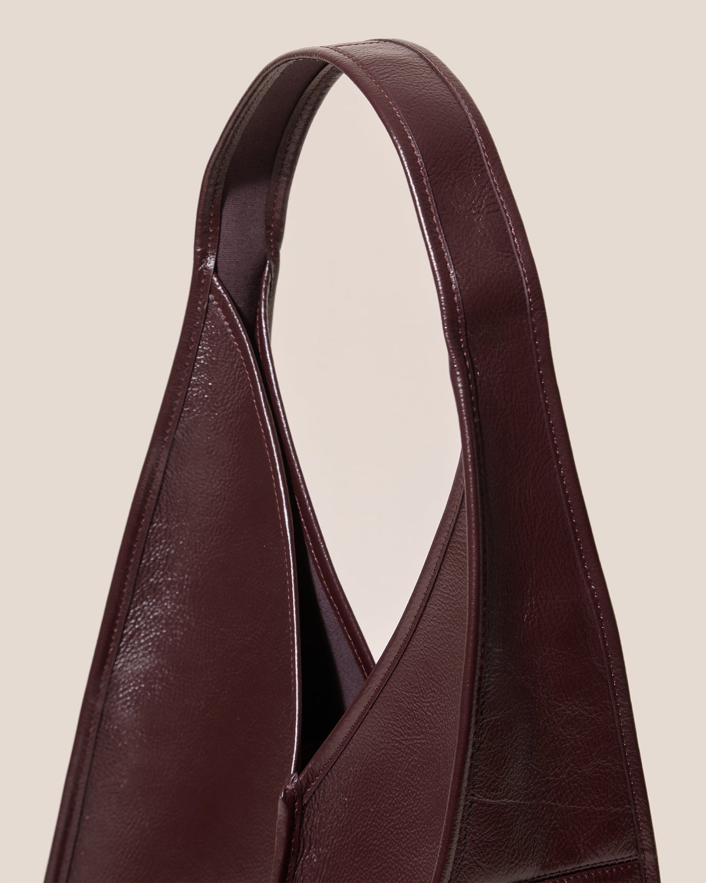 Hereu CALELLA HOBO - Leather-trimmed Shoulder Bag