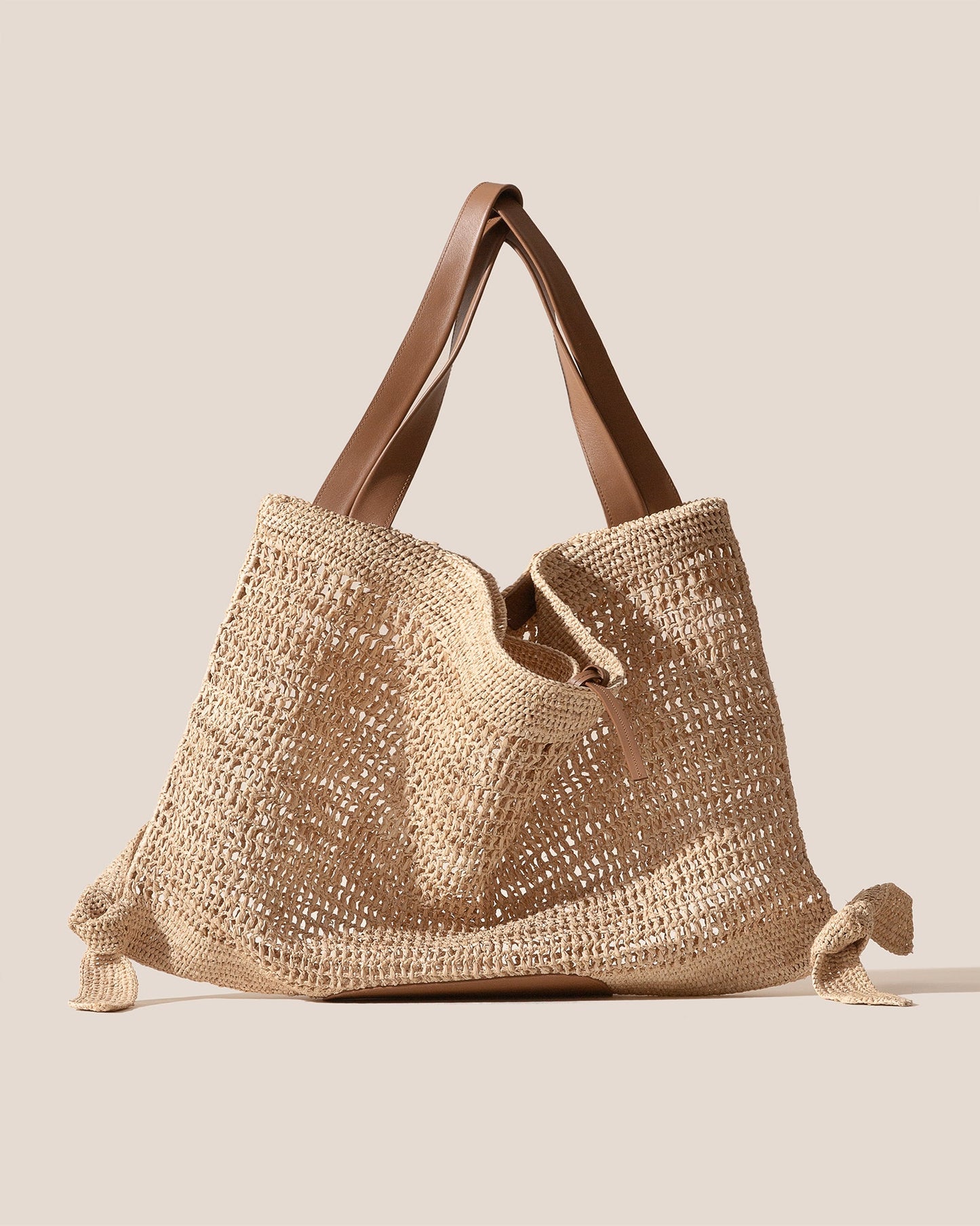 Hereu CADOR RAFFIA MESH - Slouchy Shoulder Bag