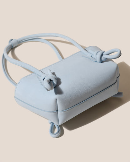 Hereu FLECA MINI SHOULDER NUBUCK - Knotted-handle Shoulder Bag
