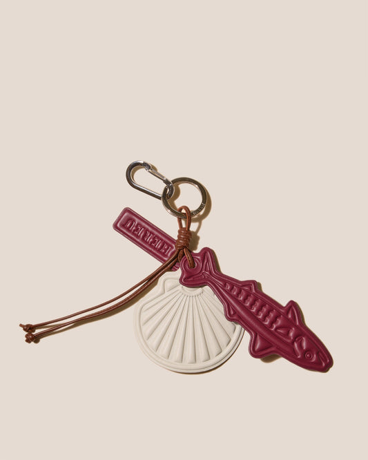 Hereu LAMAR KEYCHAIN - Embossed Leather Keychain
