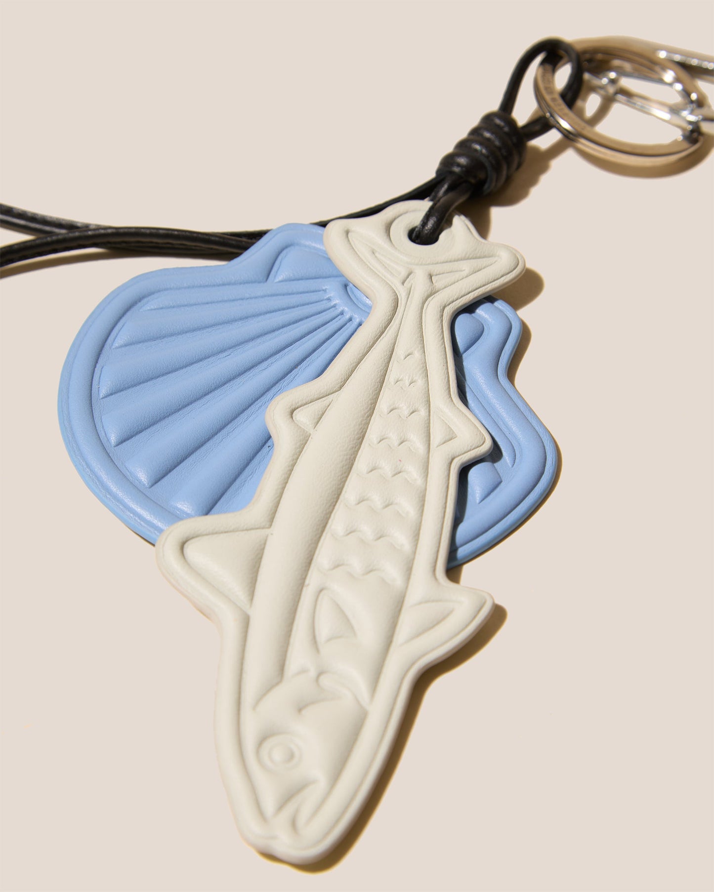 Hereu LAMAR KEYCHAIN - Embossed Leather Keychain