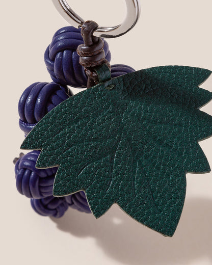 Hereu RAÏM - Hand-Knotted Grapes Leather Key Holder