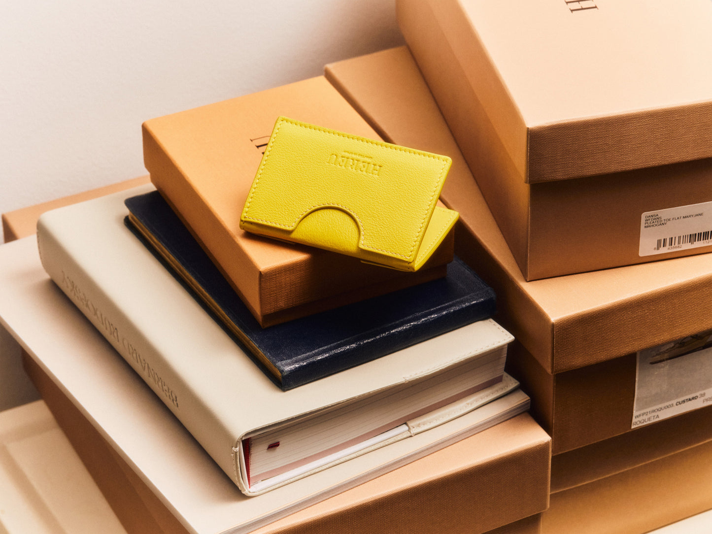 Hereu RODONA - Foldable Leather Card Holder