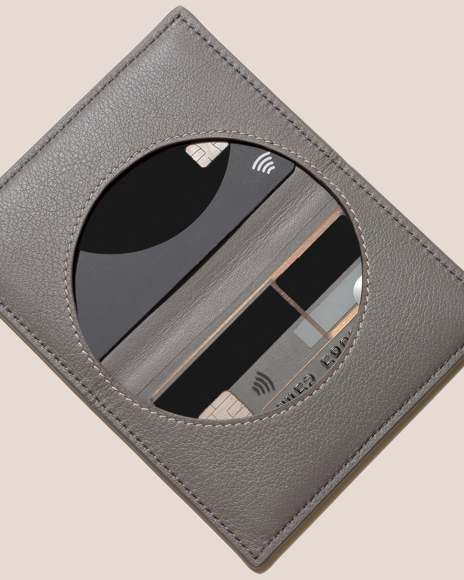Hereu RODONA - Foldable Leather Card Holder