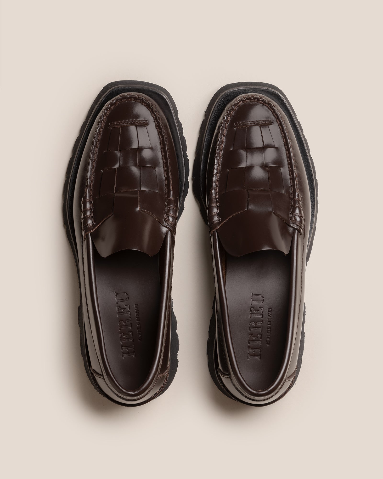 Hereu NOMBELA SPORT - Tread Sole Interwoven Detail Slip-On Loafer