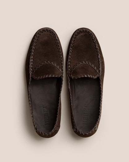 Hereu SASTRE SUEDE - Braided Seams Slip-on Loafer