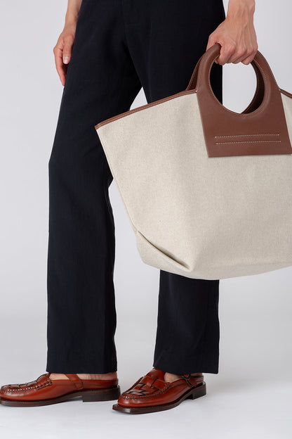 Hereu BONELL - Woven T-bar Mule Loafer