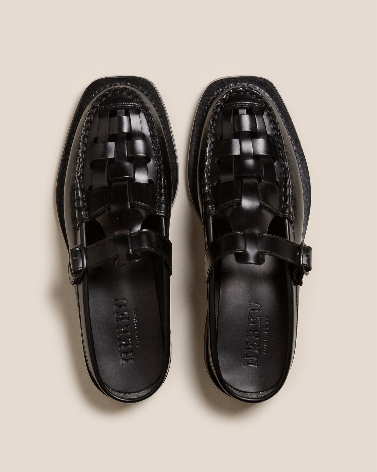 Hereu BONELL - Woven T-bar Mule Loafer