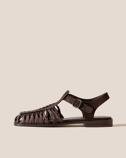 Hereu ALARO SUEDE - Square-Toe T-bar Sandal