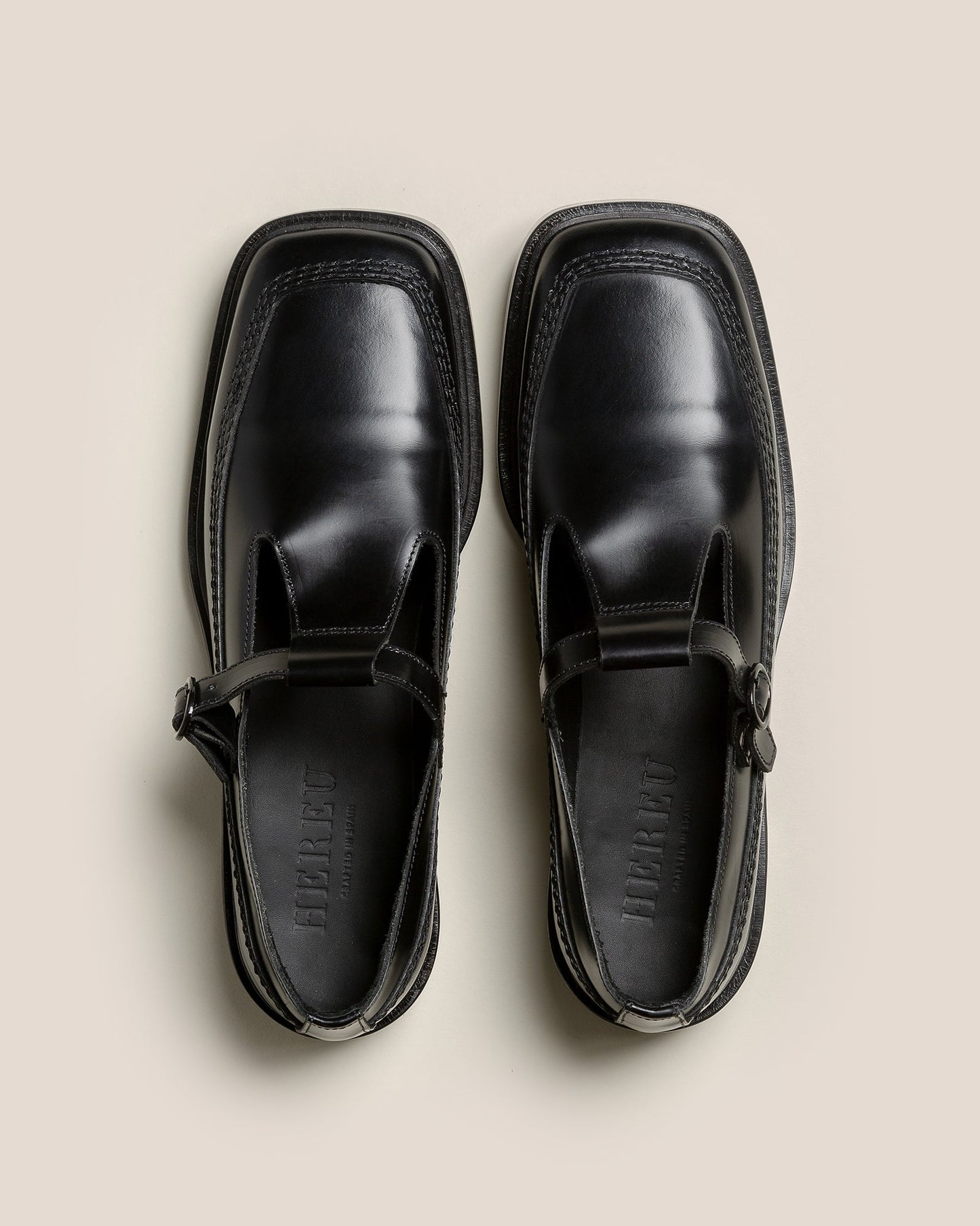 Hereu LLUISA POLISHED - T-bar Loafer