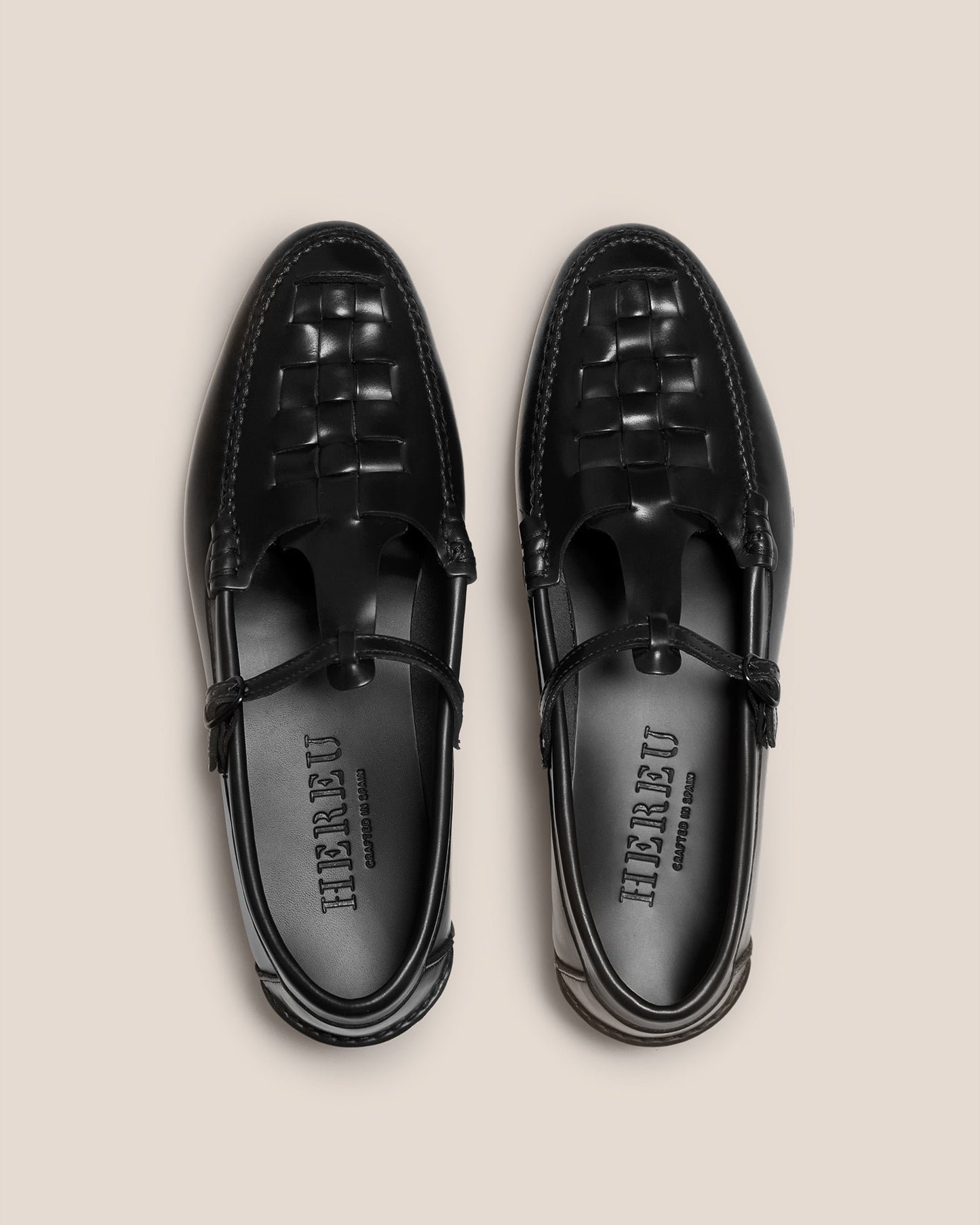 Hereu MAQUEDA - Interwoven T-Bar Loafer